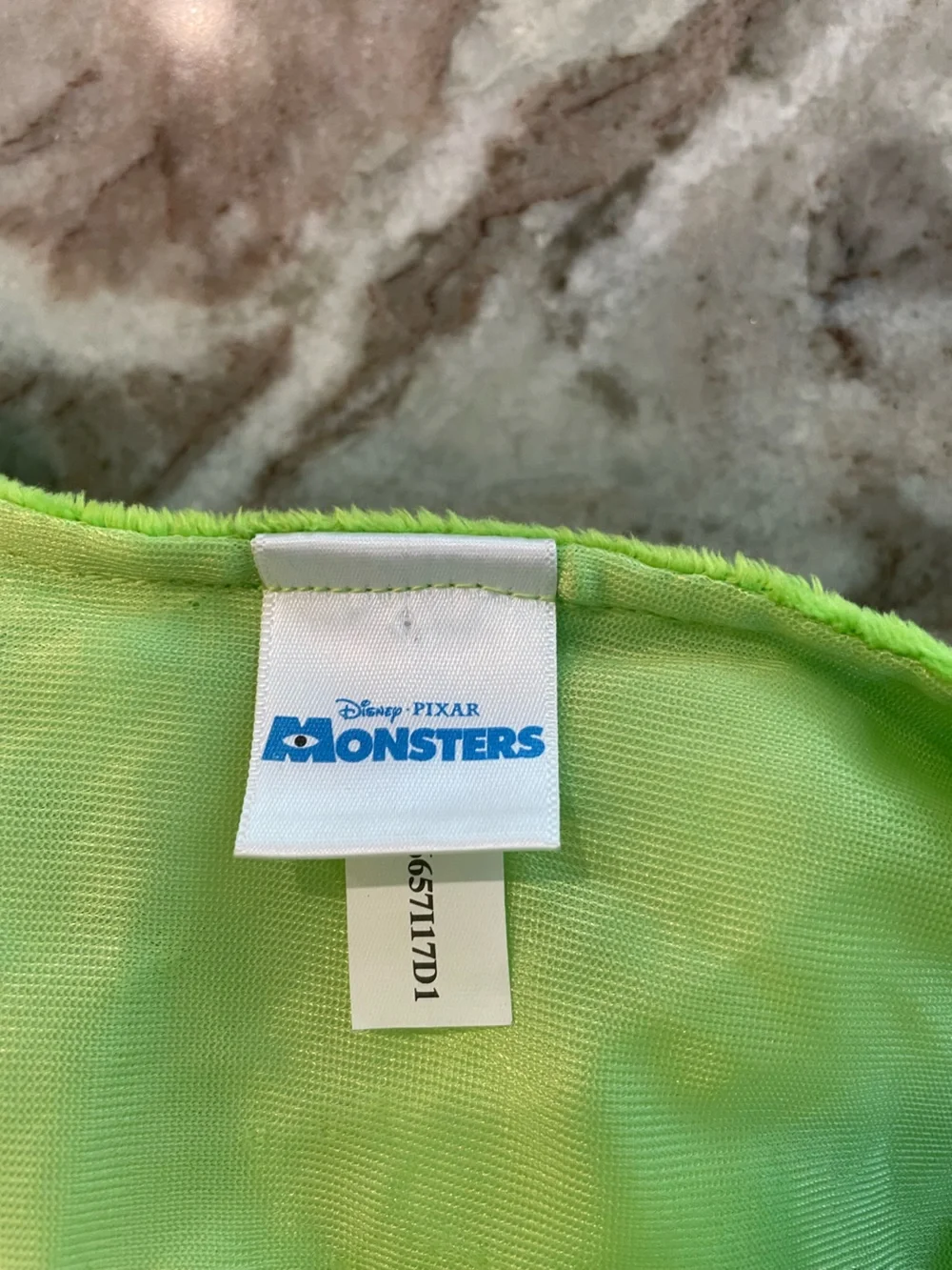 Mike Wazowski Costume Disney Pixar Baby Bubble Suit Size 3-6 Months Monsters INC